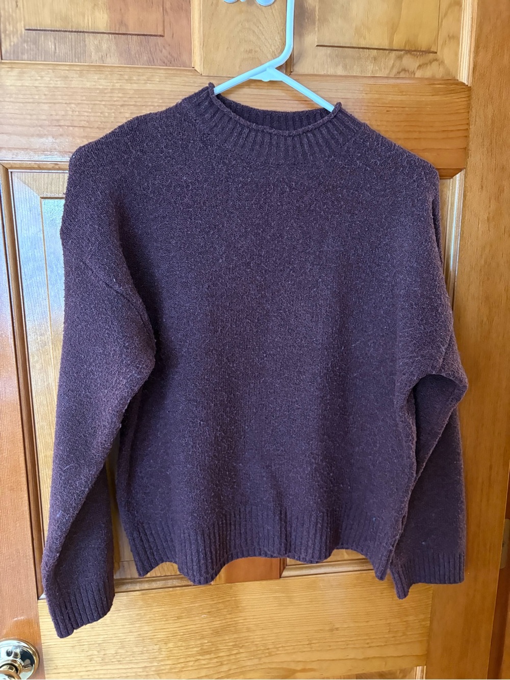 Nordstrom Brown Mockneck Sweater